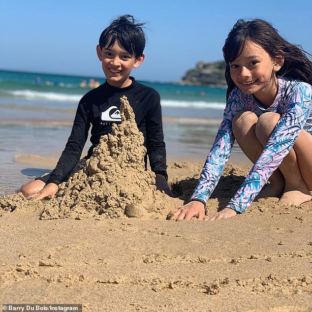 Mindset: While his cancer is not curable, Barry remains positive, having previously told Australian Men's Health that he wants to set a great example for his children. 'What I want is for my children to be able to tell their children one day that their dad was a powerful man,' he said